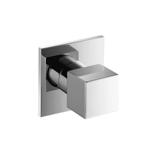 Isenberg Serie 160 3" Chrome Wall Mounted Shower Faucet Trim With 0.75" Single-Output NPT Female Connection Volume Control Valve