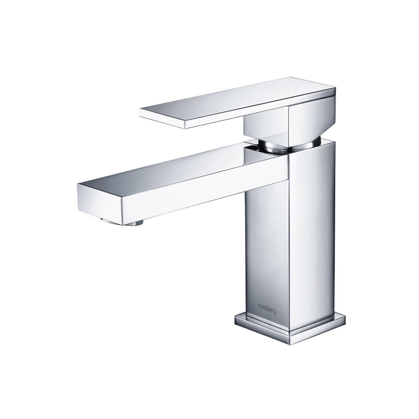 Isenberg Serie 160 6" Single-Hole Brushed Nickel PVD Deck-Mounted Bathroom Sink Faucet With Pop-Up Drain
