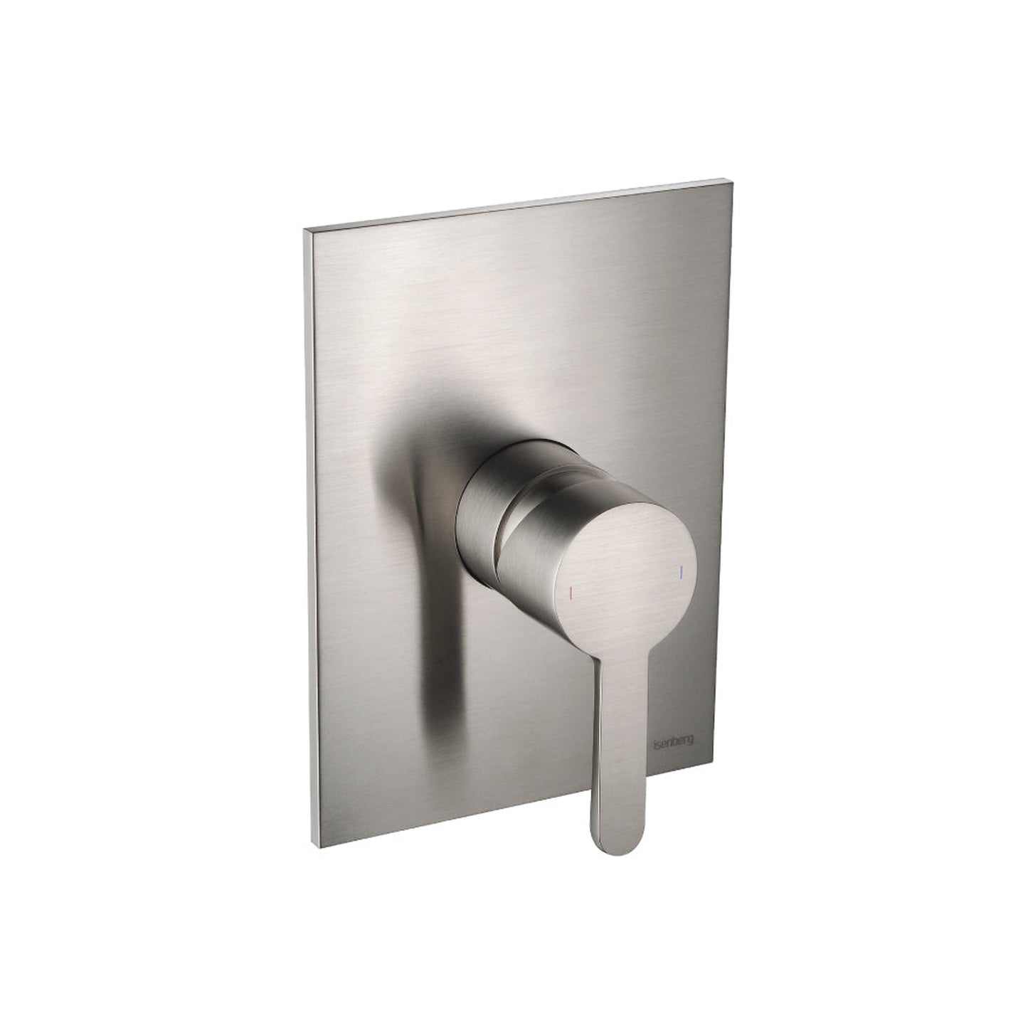 Isenberg Serie 180 8" Brushed Nickel PVD Shower Trim Set With 1-Output Pressure Balance Valve