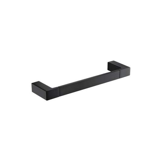 Isenberg Serie 196 11" Mini Matte Black Solid Brass Wall-Mounted Bathroom Towel Bar