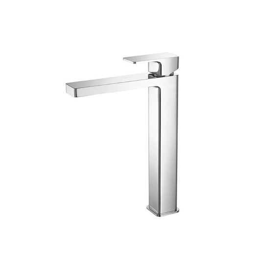 Isenberg Serie 196 12" Single-Hole Satin Brass PVD Deck-Mounted Vessel Bathroom Sink Faucet