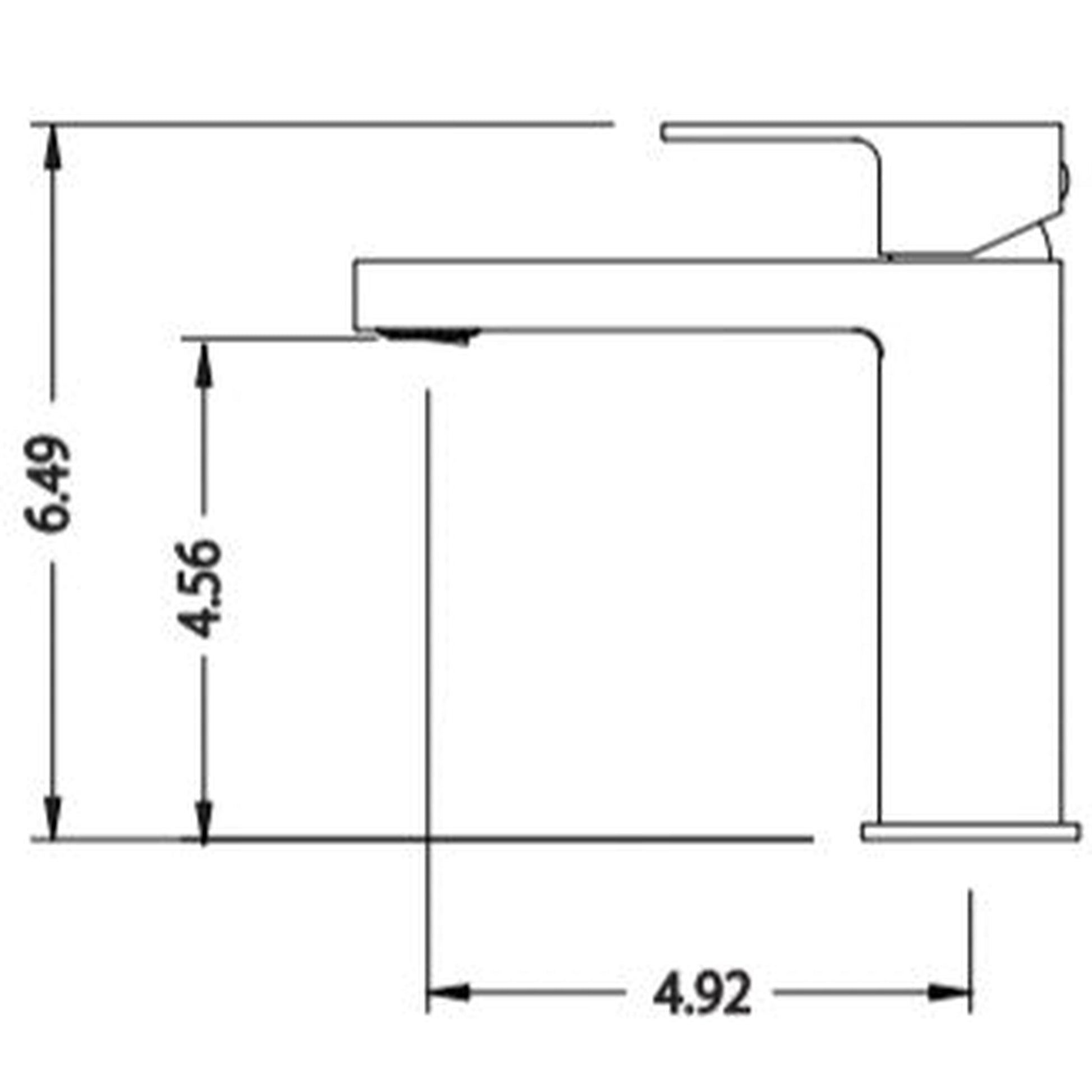 Isenberg Serie 196 7" Single-Hole Polished Nickel PVD Deck-Mounted Bathroom Sink Faucet With Pop-Up Drain and Adjustable Hot Limit Safety Stop