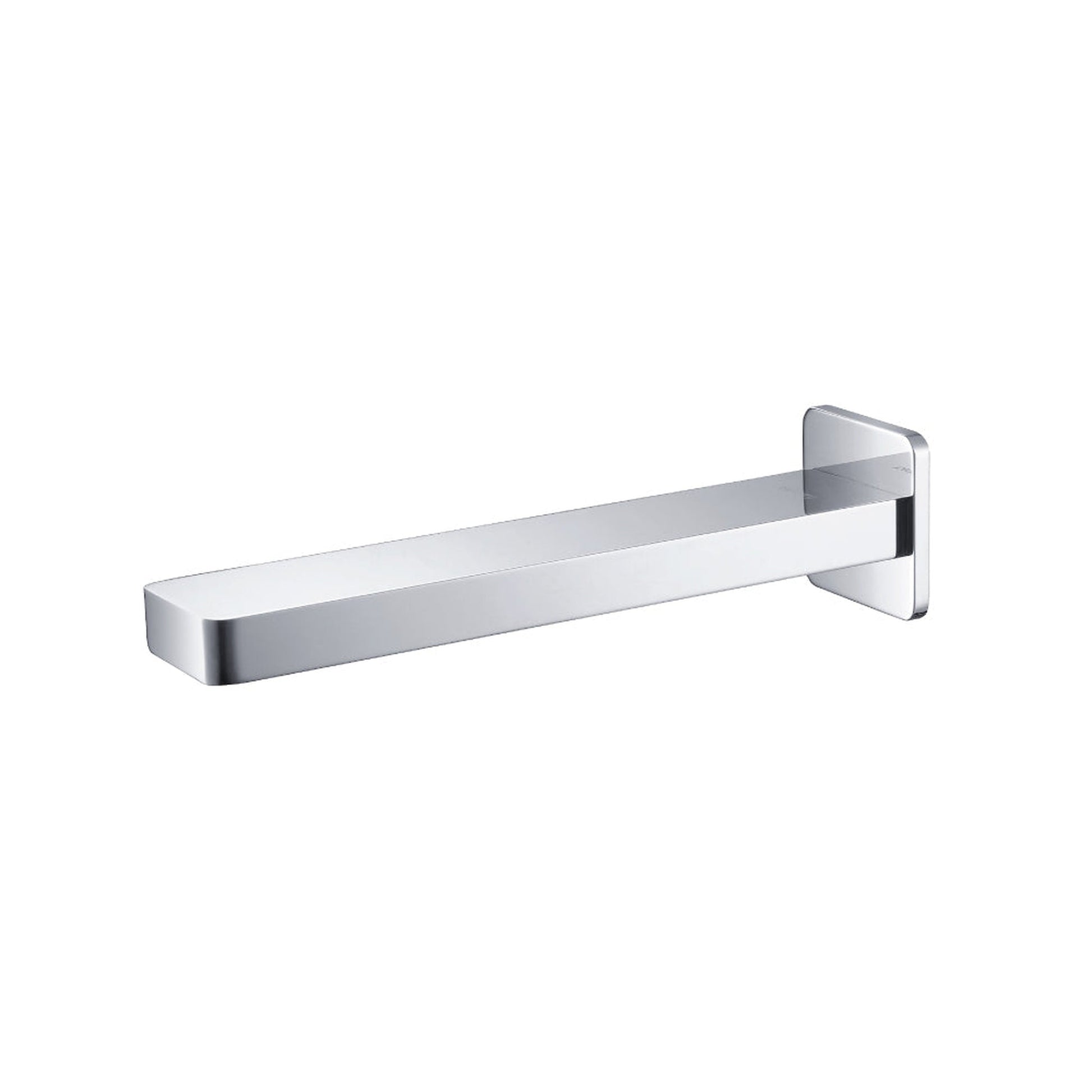 Isenberg Serie 196 7" Single-Hole Polished Nickel PVD Solid Brass Wall-Mounted Non-Diverting Bathtub Spout