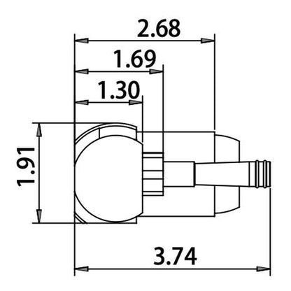 Isenberg Serie 196 9" Two-Hole Brushed Nickel PVD Wall-Mounted Bathroom Sink Faucet With Rough In Valve