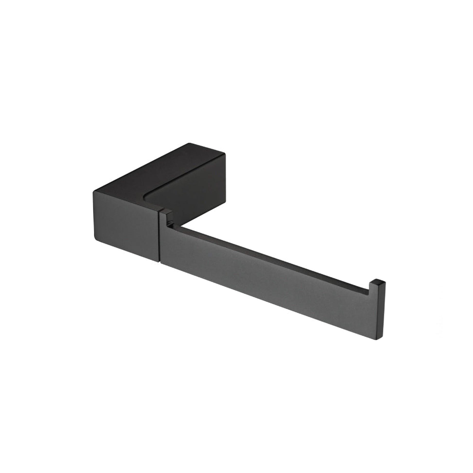 Isenberg Serie 196 Matte Black Solid Brass Wall-Mounted Toilet Paper Holder