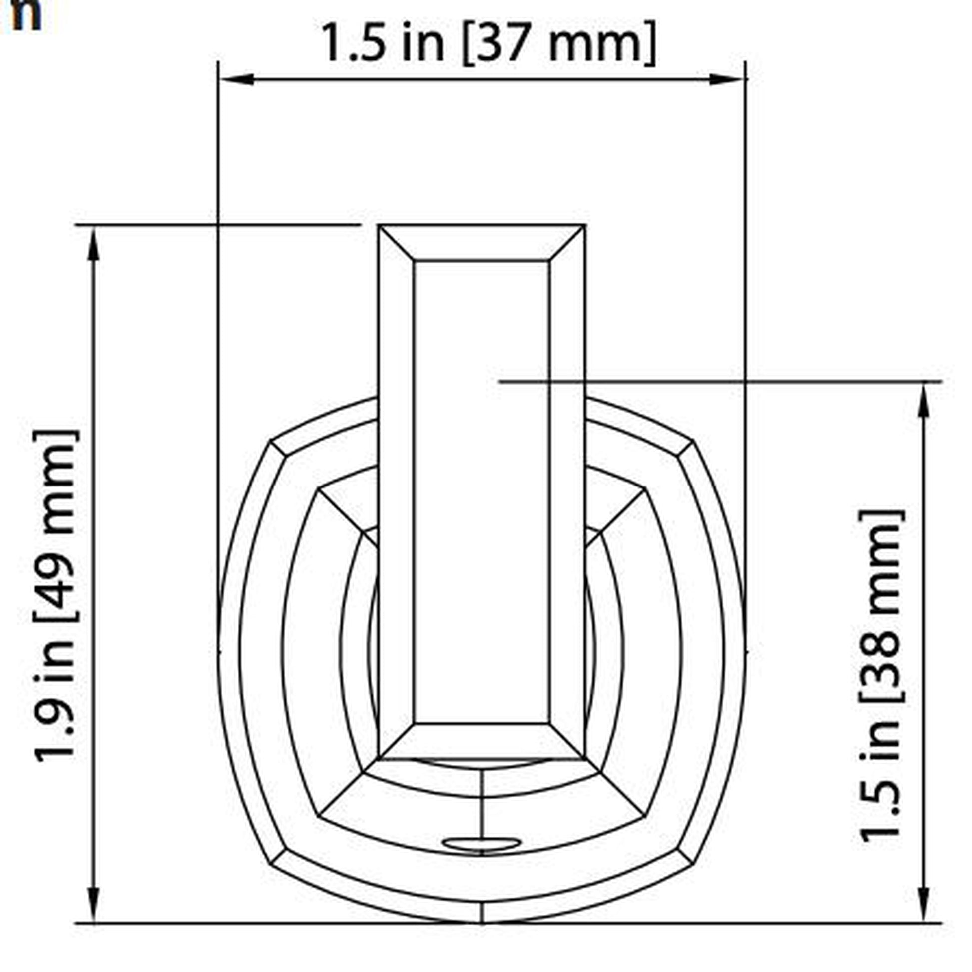 Isenberg Serie 240 2" Brushed Nickel PVD Solid Brass Wall-Mounted Bathroom Towel and Robe Hook