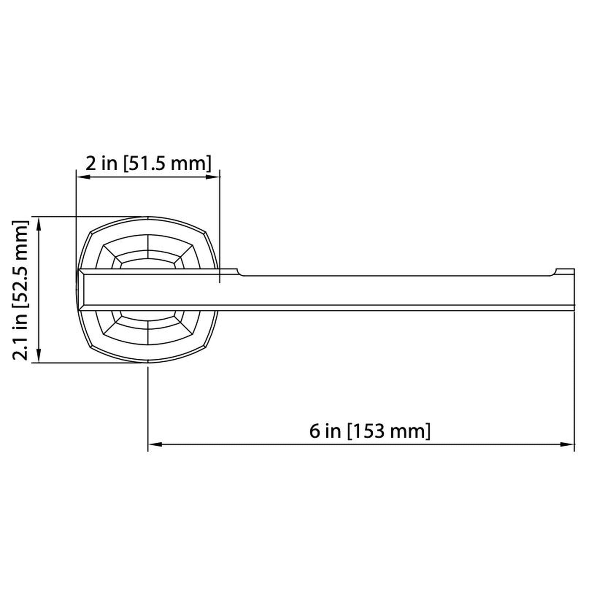 Isenberg Serie 240 6" Brushed Nickel PVD Solid Brass Wall-Mounted Toilet Paper Holder