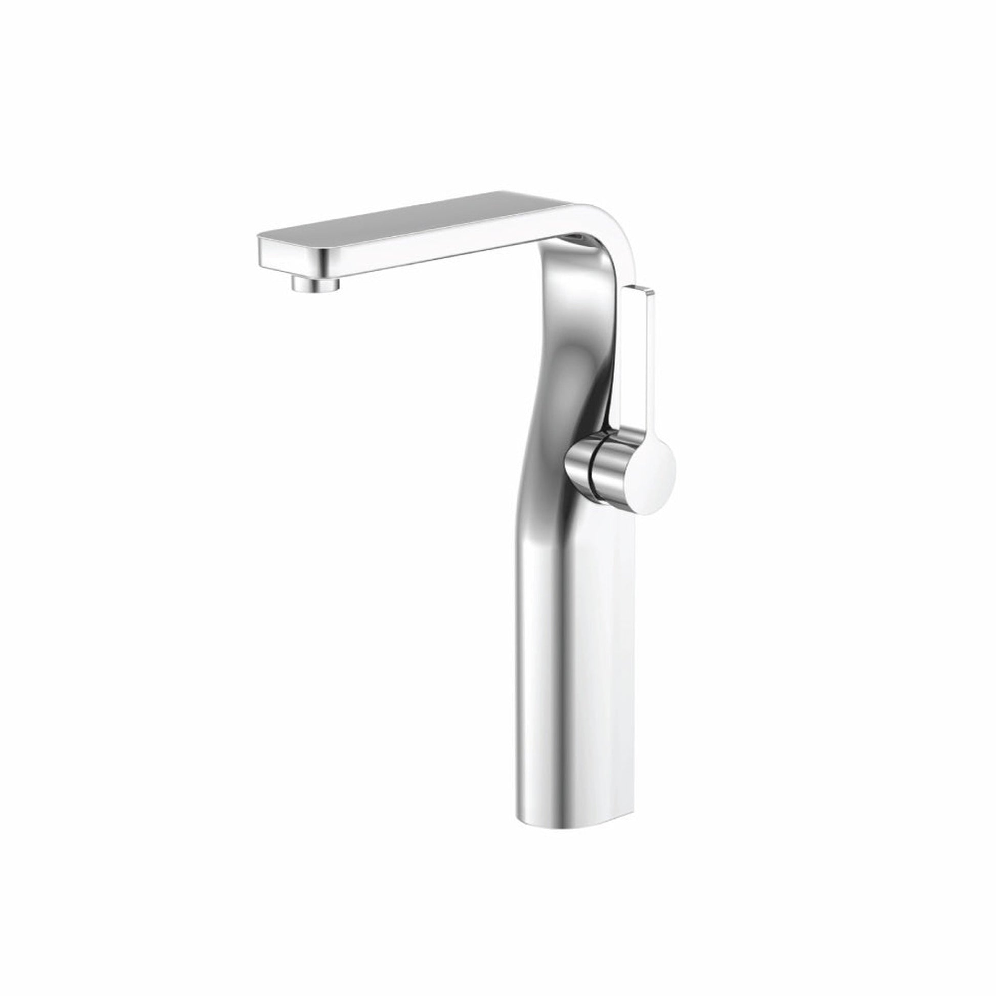 Isenberg Serie 260 11" Single-Hole Polished Nickel PVD Deck-Mounted Vessel Bathroom Sink Faucet