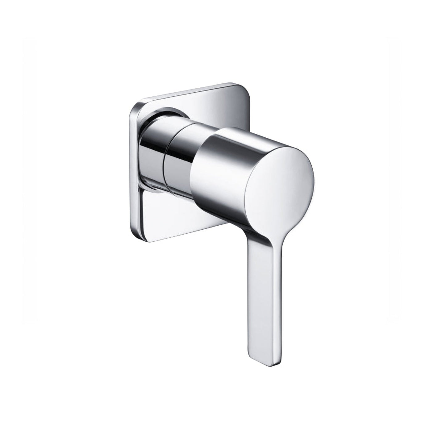 Isenberg Serie 260 3" Chrome Wall Mounted Shower Faucet Trim With 0.75" Single-Output NPT Female Connection Volume Control Valve