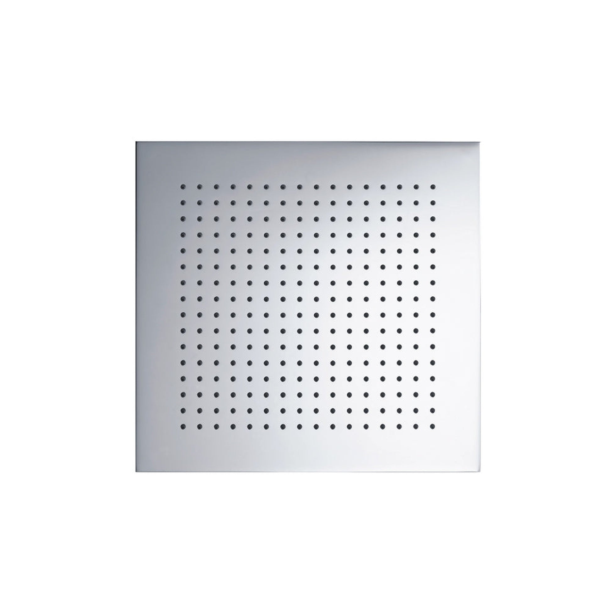 Isenberg Universal Fixtures 10" Single Function Square Chrome Solid Brass Rain Shower Head
