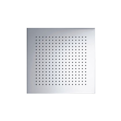 Isenberg Universal Fixtures 10" Single Function Square Chrome Solid Brass Rain Shower Head