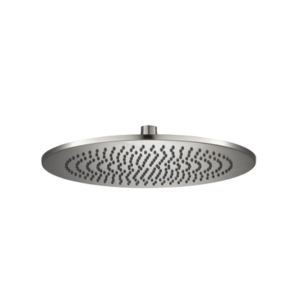 Isenberg Universal Fixtures 12" Single Function Round Brushed Nickel PVD Solid Brass Rain Shower Head