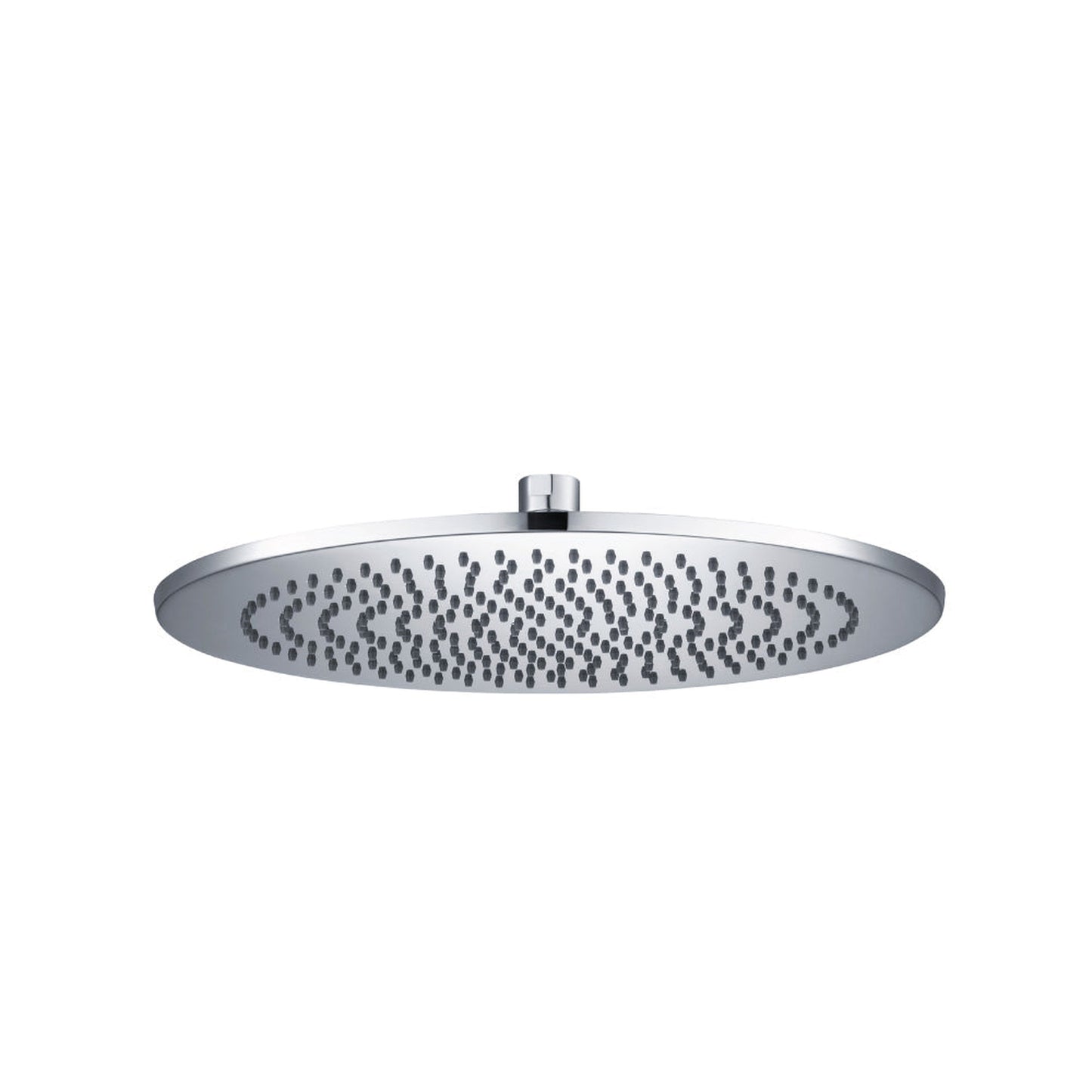 Isenberg Universal Fixtures 12" Single Function Round Chrome Solid Brass Rain Shower Head