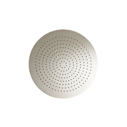 Isenberg Universal Fixtures 12" Single Function Round Polished Nickel PVD Solid Brass Rain Shower Head