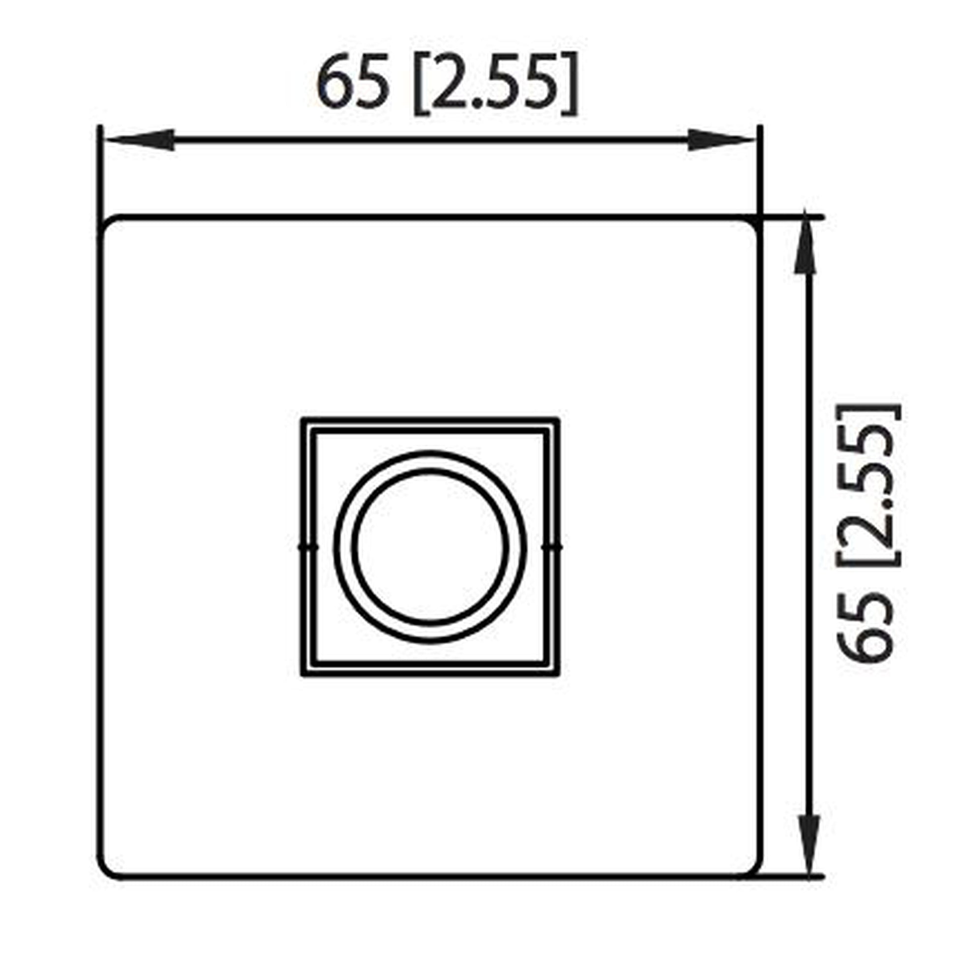 Isenberg Universal Fixtures 12" Single Function Square Matte Black Solid Brass Rain Shower Head With 6" Ceiling Mounted Shower Arm