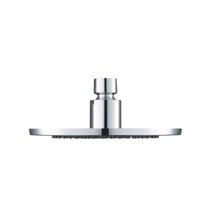 Isenberg Universal Fixtures 6" Single Function Round Chrome Solid Brass Rain Shower Head