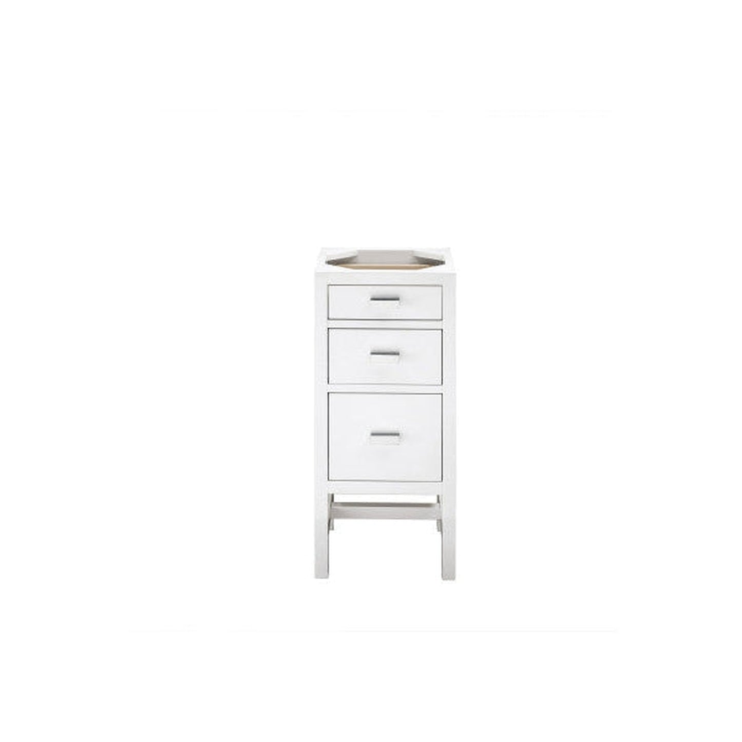James Martin Addison 15" Glossy White Base Cabinet With Drawers