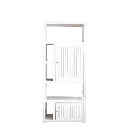 James Martin Athens 30" Double Sided Glossy White Bookcase Linen Cabinet