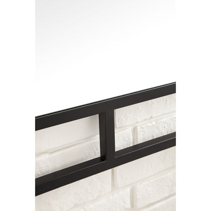 James Martin Boston 30" x 40" Matte Black Rectangular Mirror