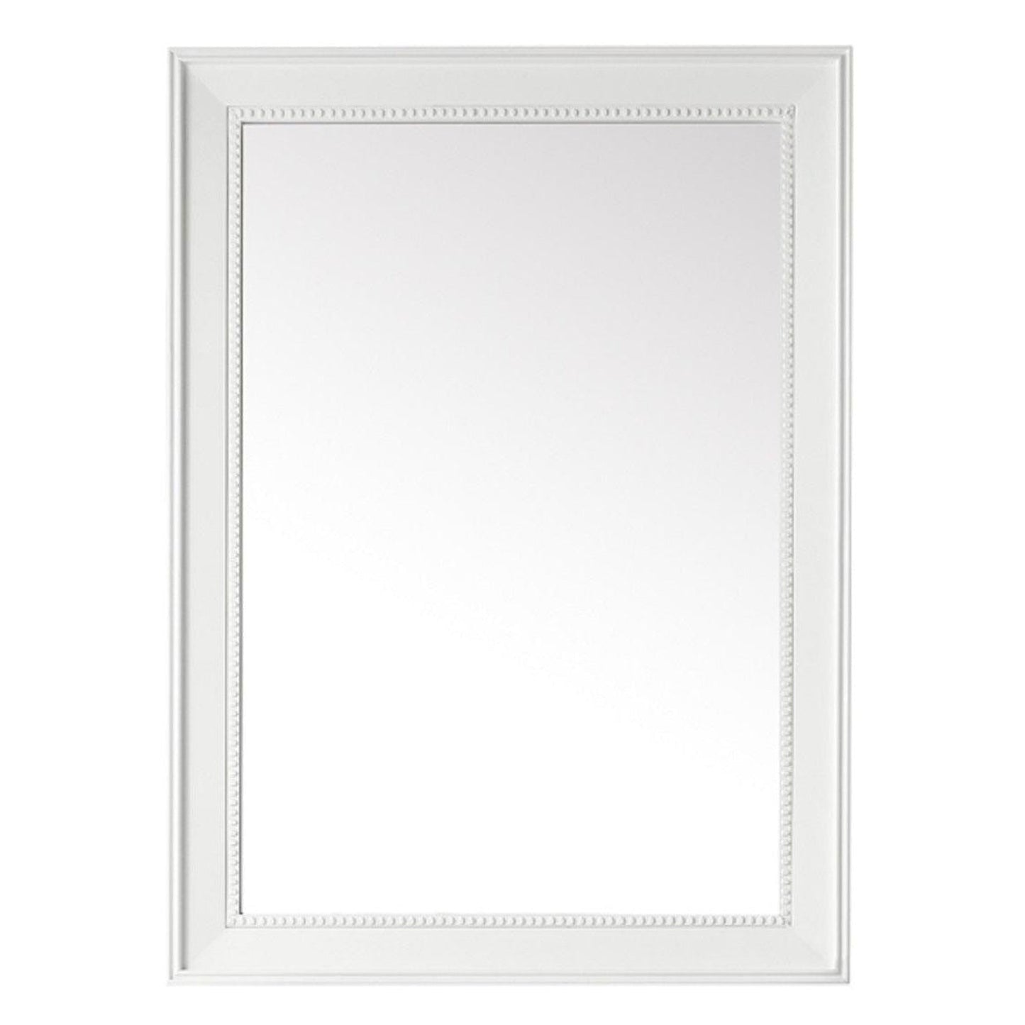 James Martin Bristol 29" x 40" Glossy White Rectangular Mirror