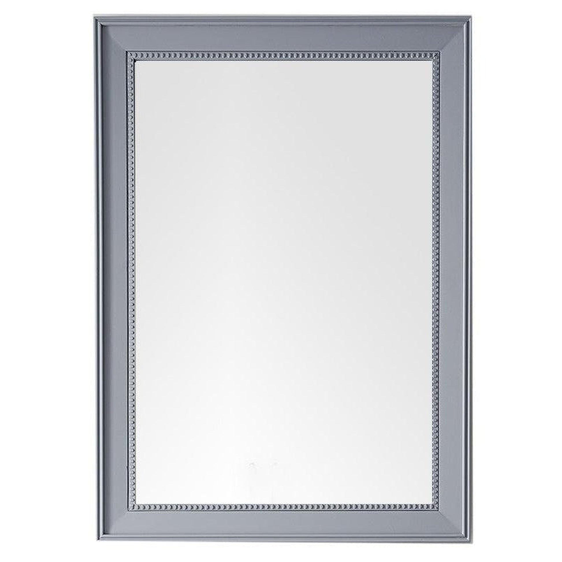 James Martin Bristol 29" x 40" Silver Gray Rectangular Mirror