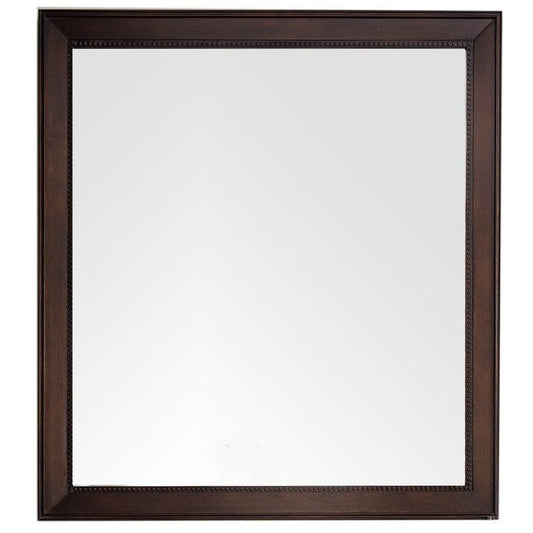 James Martin Bristol 44" x 40" Burnished Mahogany Rectangular Mirror