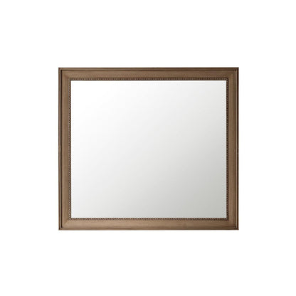 James Martin Bristol 44" x 40" White Washed Walnut Rectangular Mirror