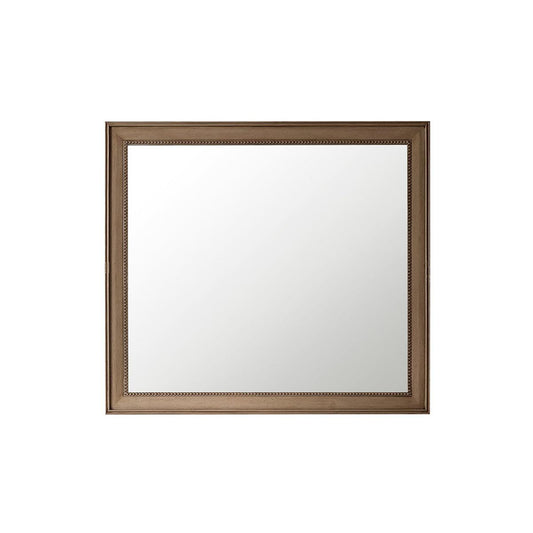 James Martin Bristol 44" x 40" White Washed Walnut Rectangular Mirror