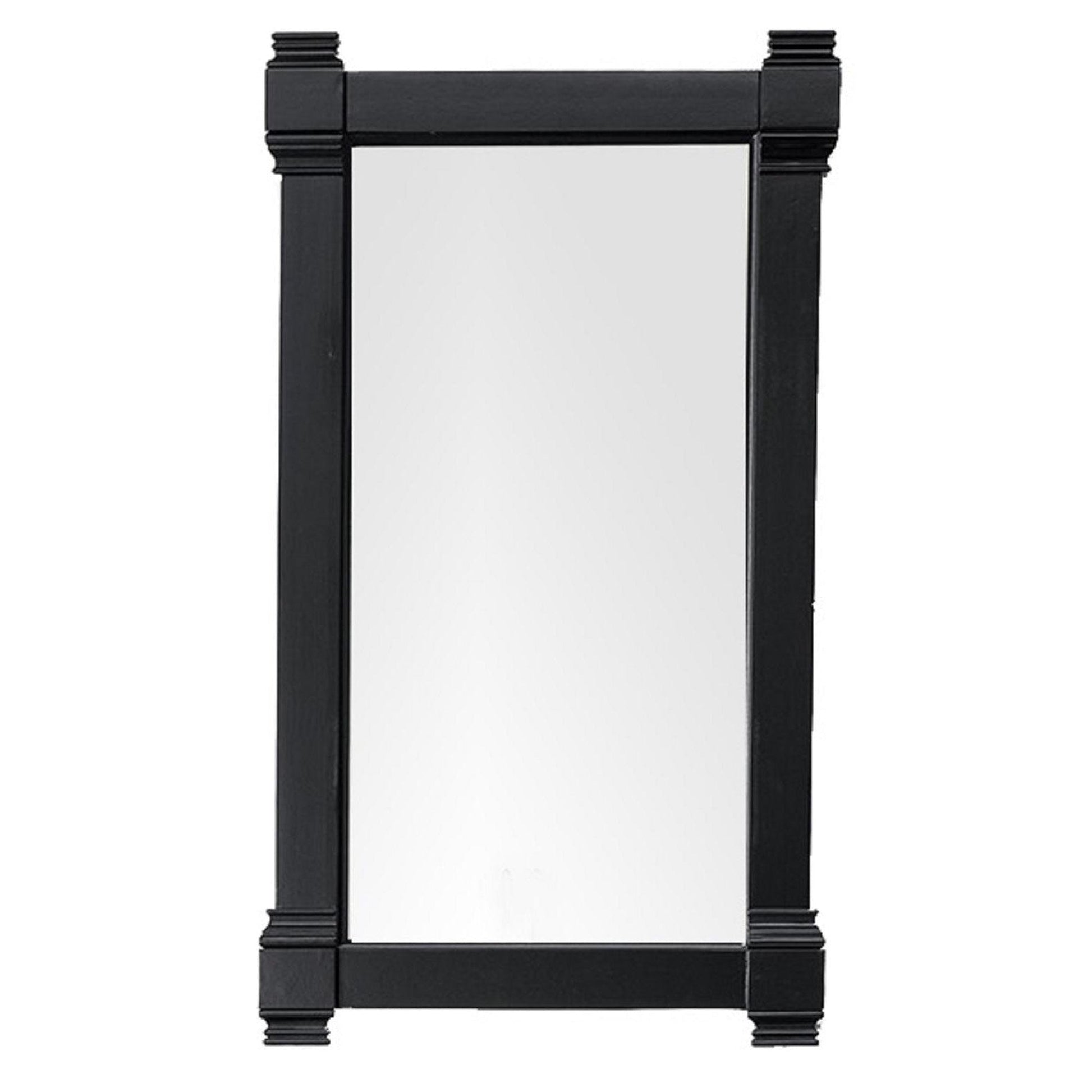 James Martin Brittany 32" x 39" Black Onyx Rectangular Mirror