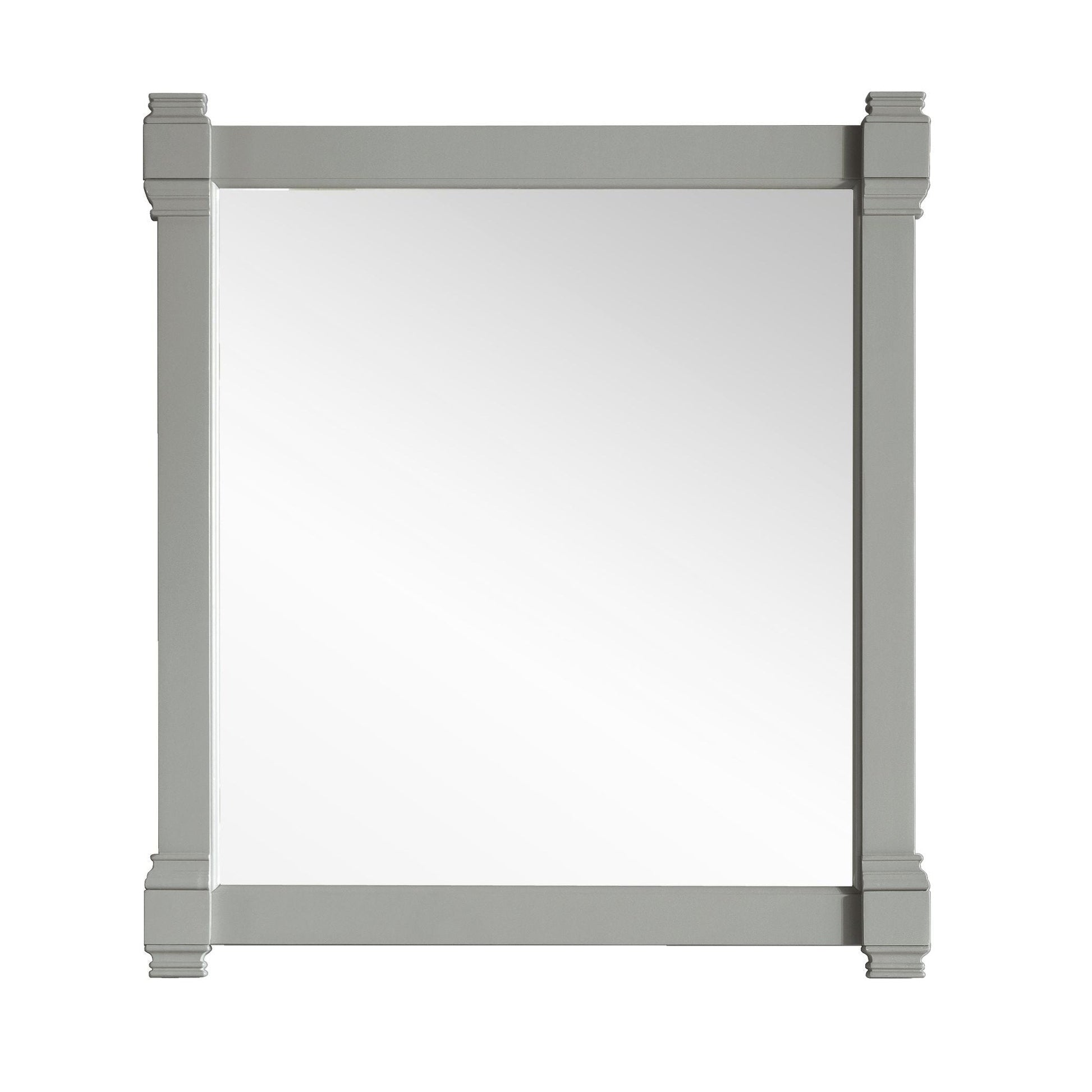 James Martin Brittany 35" x 39" Urban Gray Rectangular Mirror