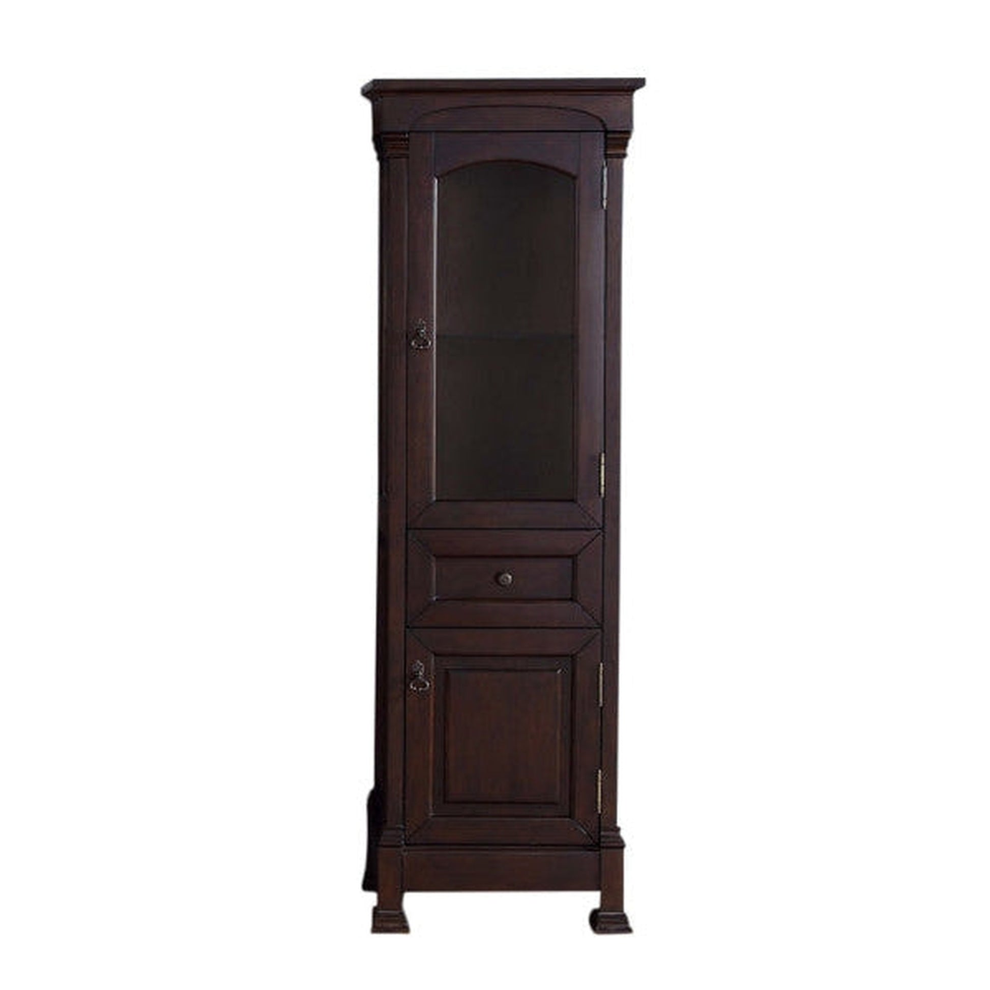 James Martin Brookfield 21" Burnished Mahogany Linen Cabinet