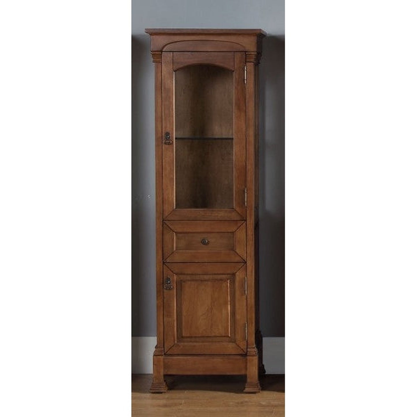 James Martin Brookfield 21" Country Oak Linen Cabinet