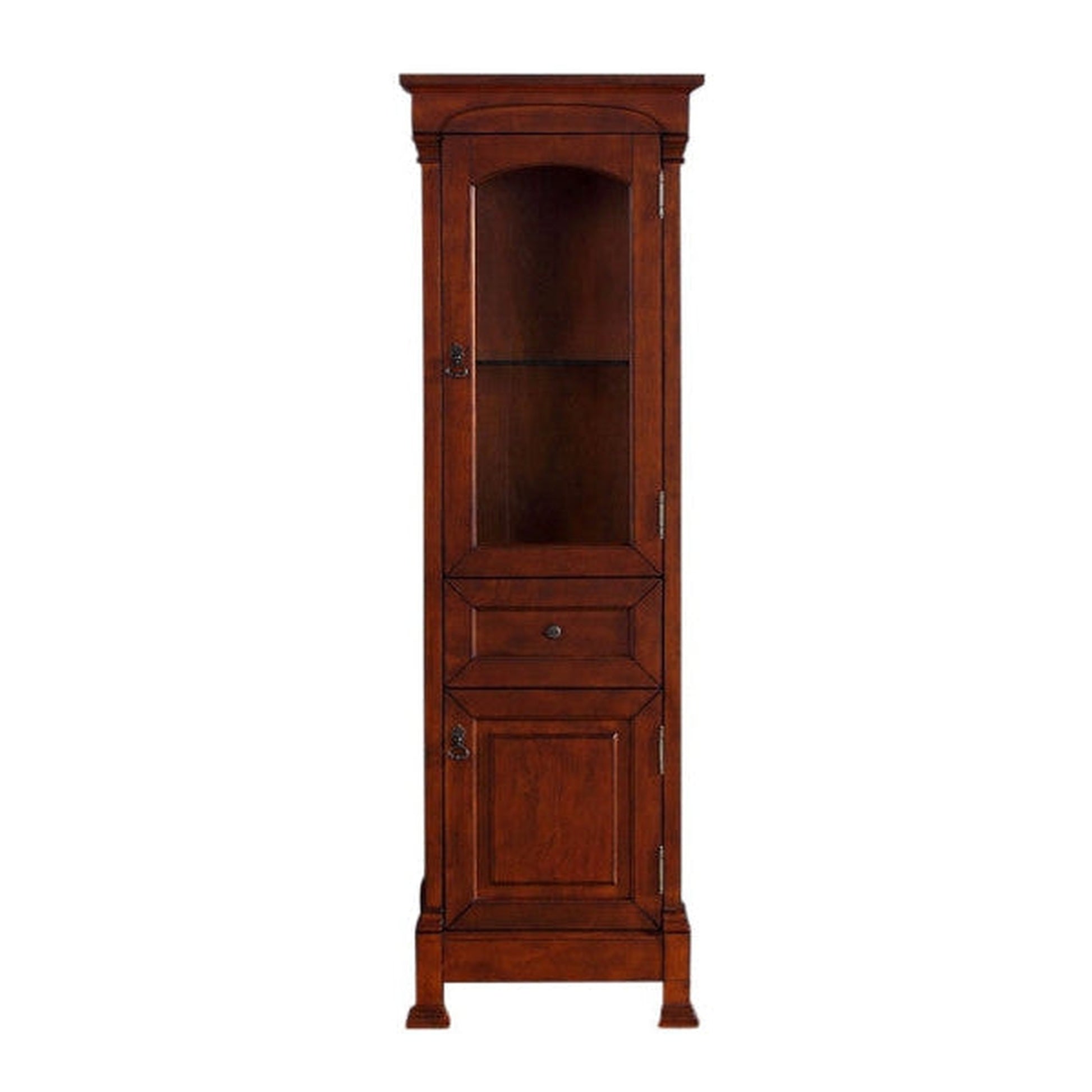 James Martin Brookfield 21" Warm Cherry Linen Cabinet