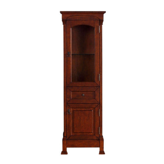 James Martin Brookfield 21" Warm Cherry Linen Cabinet