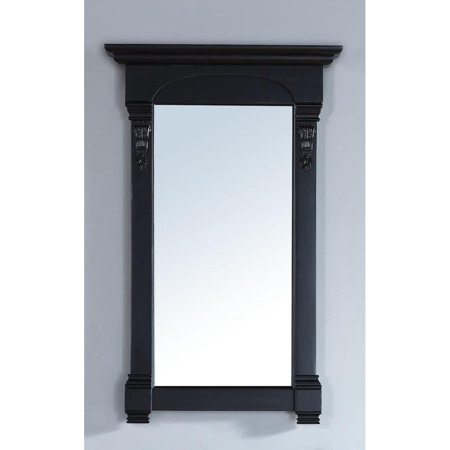 James Martin Brookfield 26" x 41" Antique Black Rectangular Mirror