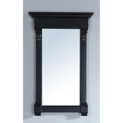 James Martin Brookfield 26" x 41" Antique Black Rectangular Mirror