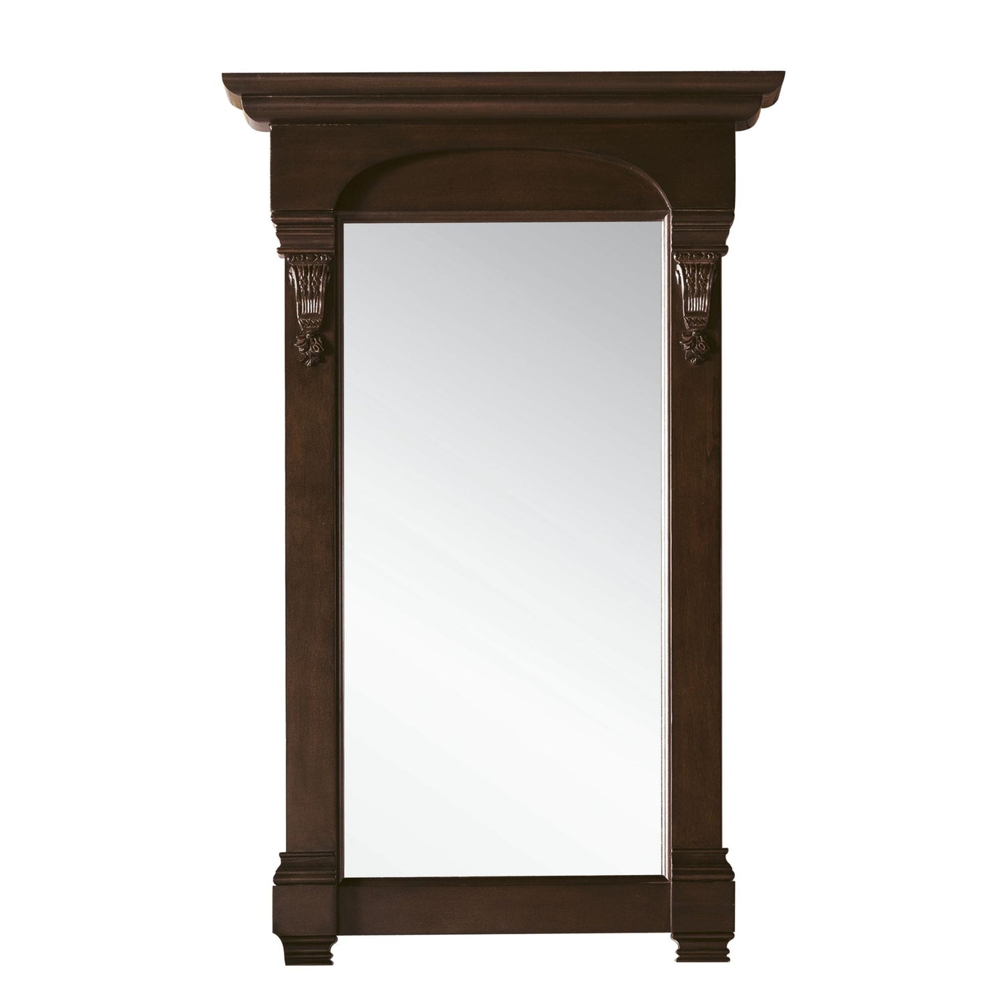 James Martin Brookfield 26" x 41" Burnished Mahogany Rectangular Mirror