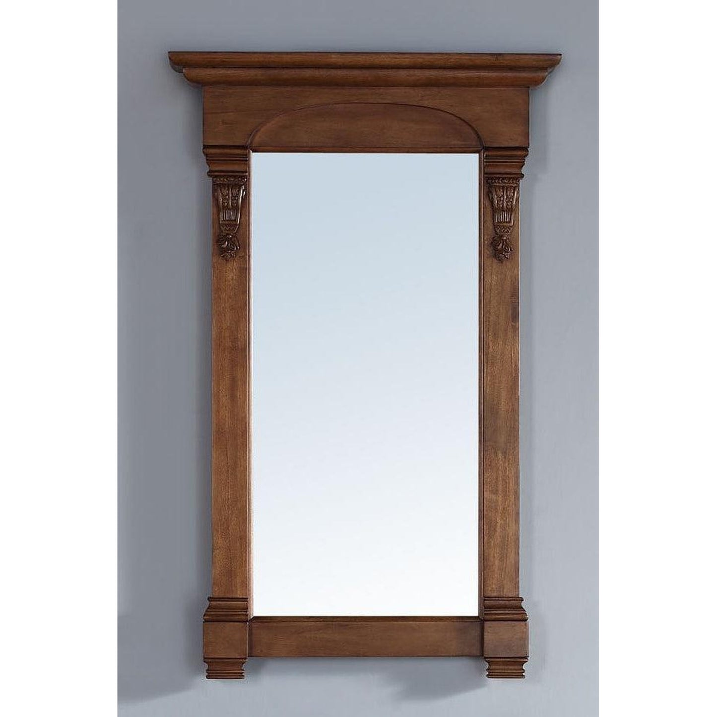 James Martin Brookfield 26" x 41" Country Oak Rectangular Mirror