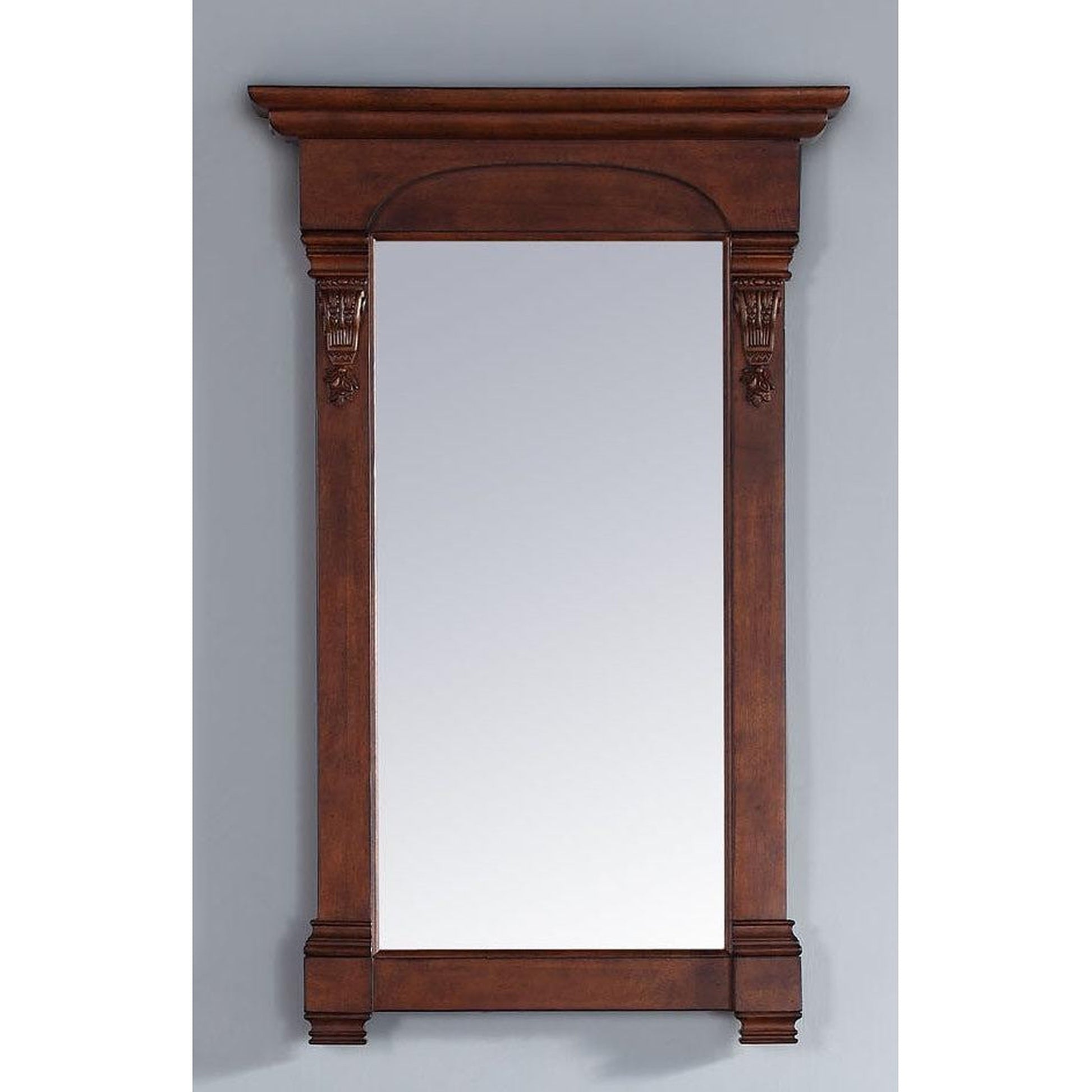 James Martin Brookfield 26" x 41" Warm Cherry Rectangular Mirror