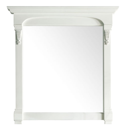 James Martin Brookfield 39" x 41" Bright White Rectangular Mirror