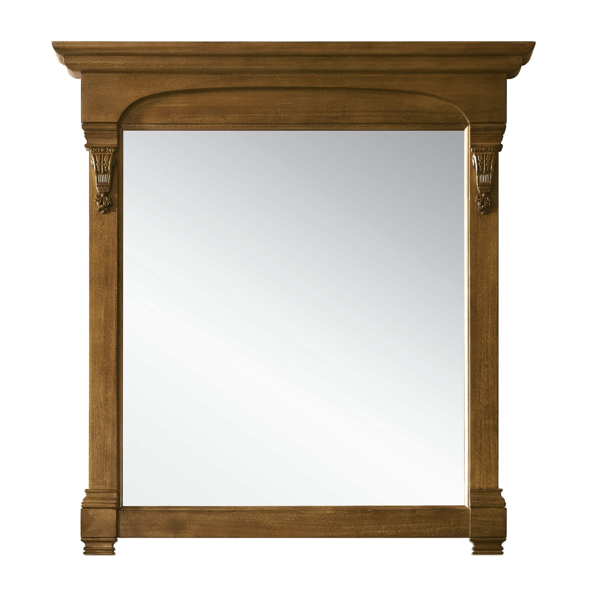 James Martin Brookfield 39" x 41" Country Oak Rectangular Mirror