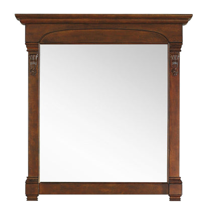 James Martin Brookfield 39" x 41" Warm Cherry Rectangular Mirror