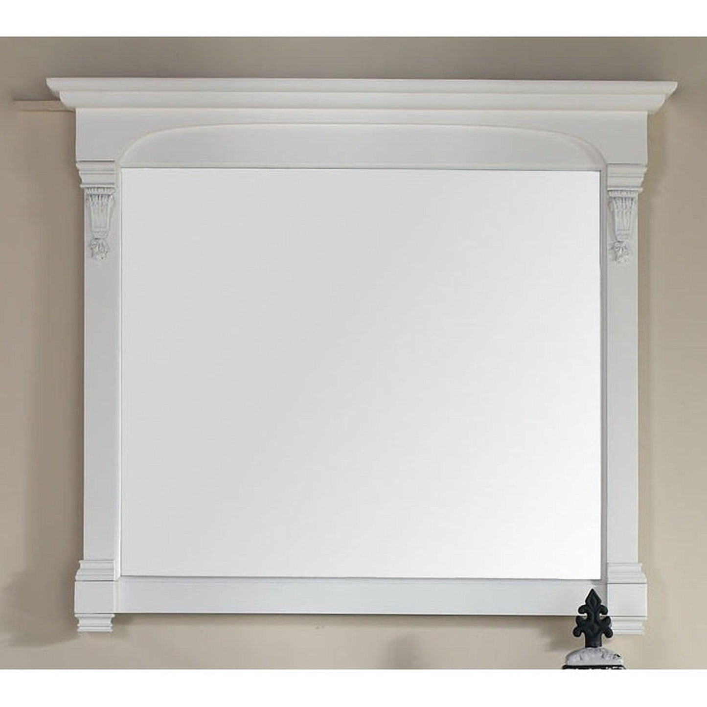 James Martin Brookfield 47" x 41" Bright White Rectangular Mirror