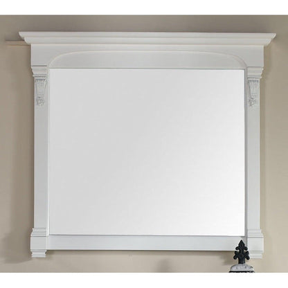 James Martin Brookfield 47" x 41" Bright White Rectangular Mirror