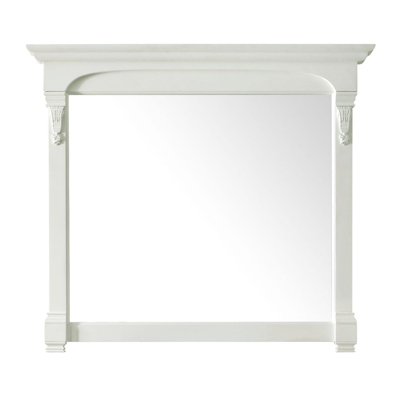 James Martin Brookfield 47" x 41" Bright White Rectangular Mirror