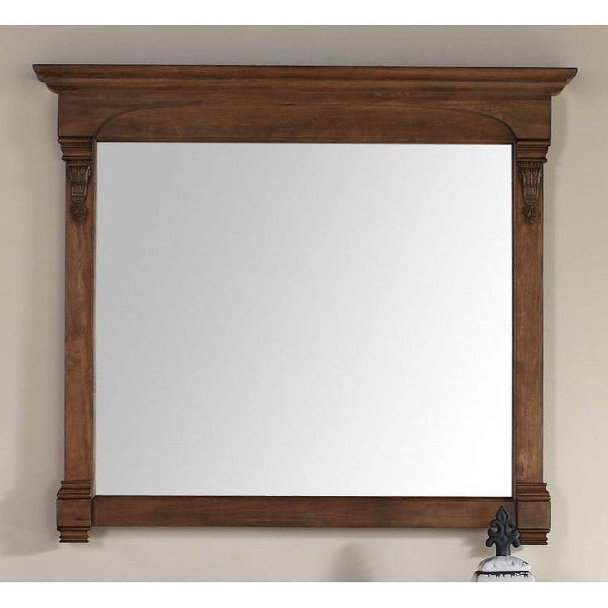 James Martin Brookfield 47" x 41" Country Oak Rectangular Mirror