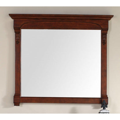 James Martin Brookfield 47" x 41" Warm Cherry Rectangular Mirror