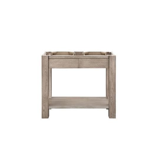 James Martin Brooklyn 39" Platinum Ash Wooden Sink Console Stand