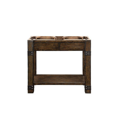 James Martin Brooklyn 39" Rustic Ash Wooden Sink Console Stand