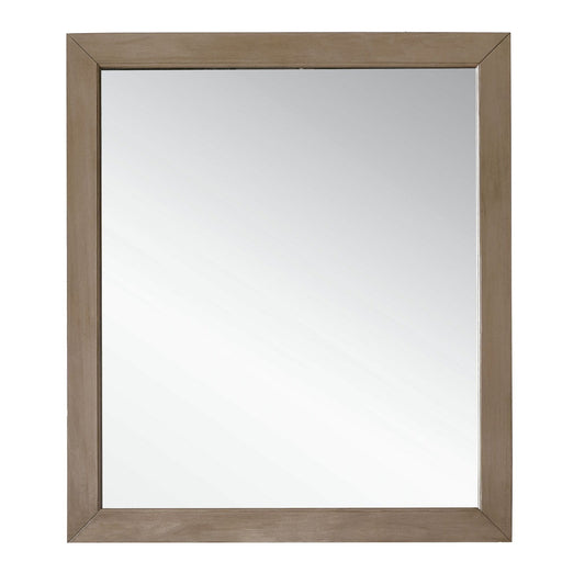 James Martin Chicago 48" x 42" Whitewashed Walnut Rectangular Mirror